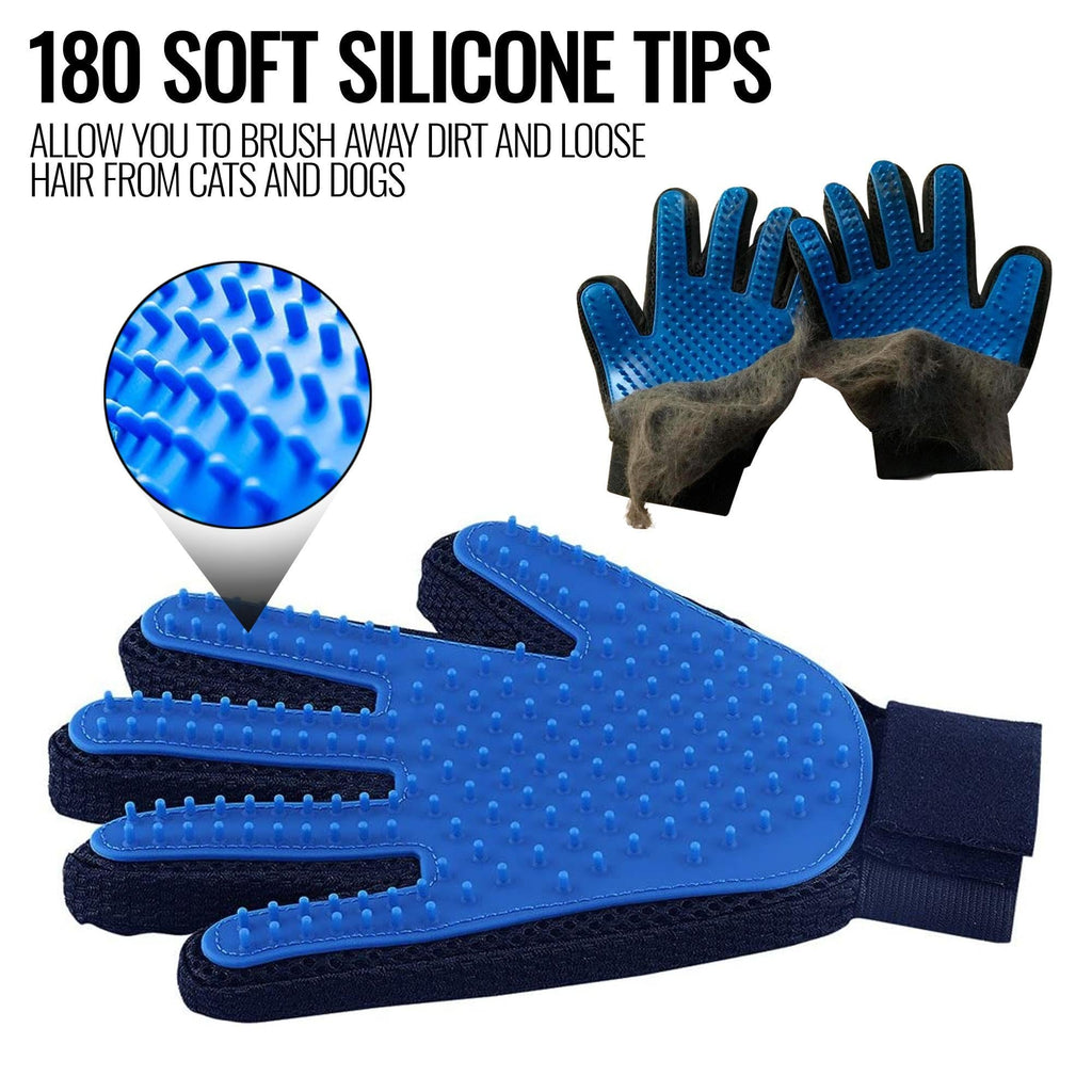 Pet Grooming Glove Brush