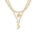 Cowboy Boot & Hat Layered Necklace