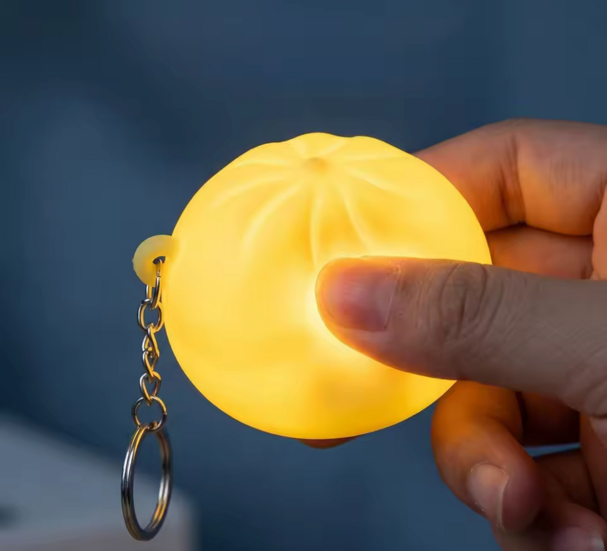 Squishy Dumpling Keychain
