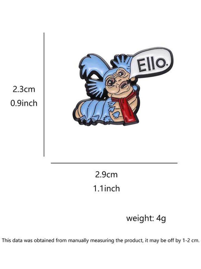 Cartoon Monster Brooch Pin