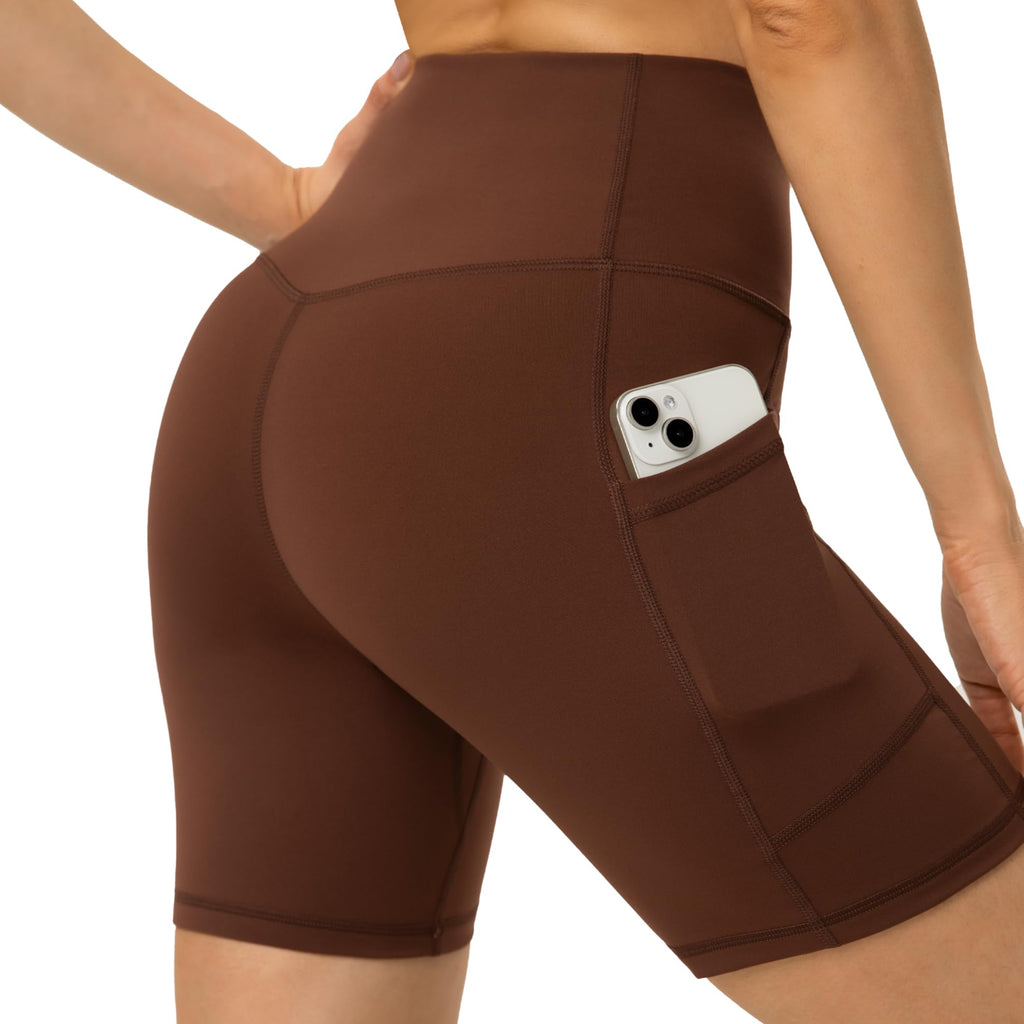 High-Waist 6” Yoga Biker Shorts