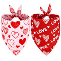Valentine Dog Bandana Set