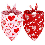 Valentine Dog Bandana Set