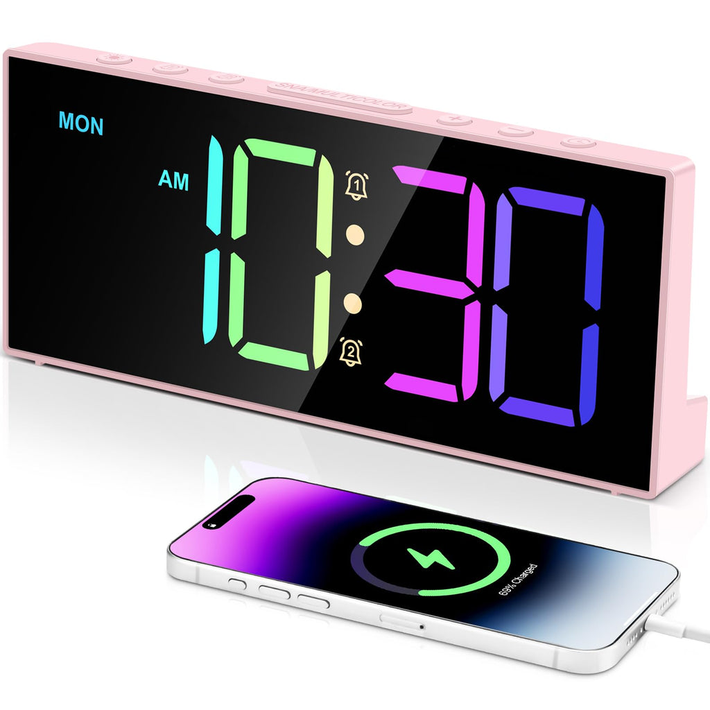 Large Display Cute Bedroom Clock