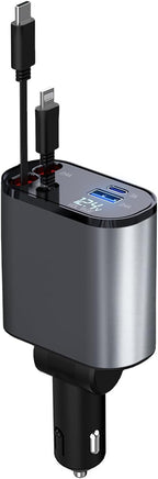 4-in-1 Retractable Car Charger