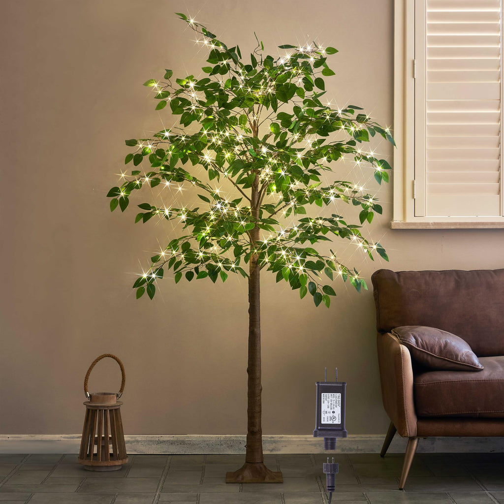 Artificial Ficus Tree with LED Lights