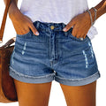 Ripped Summer Jean Shorts