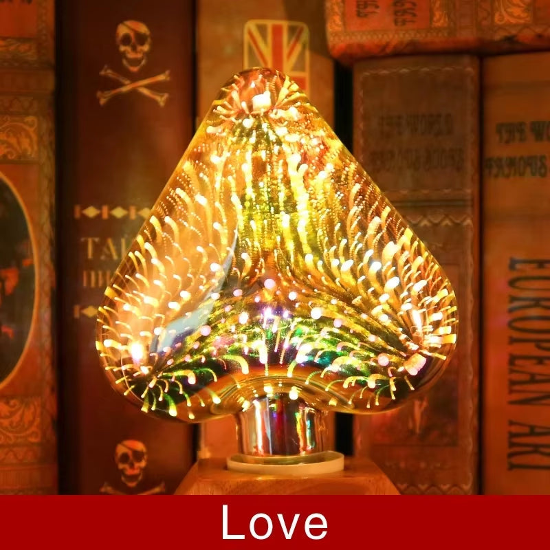 3D Fireworks LED Bulb