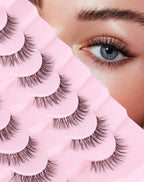 Wispy False Eyelashes Kit