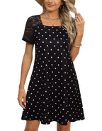 Lace Summer Casual Mini Dress