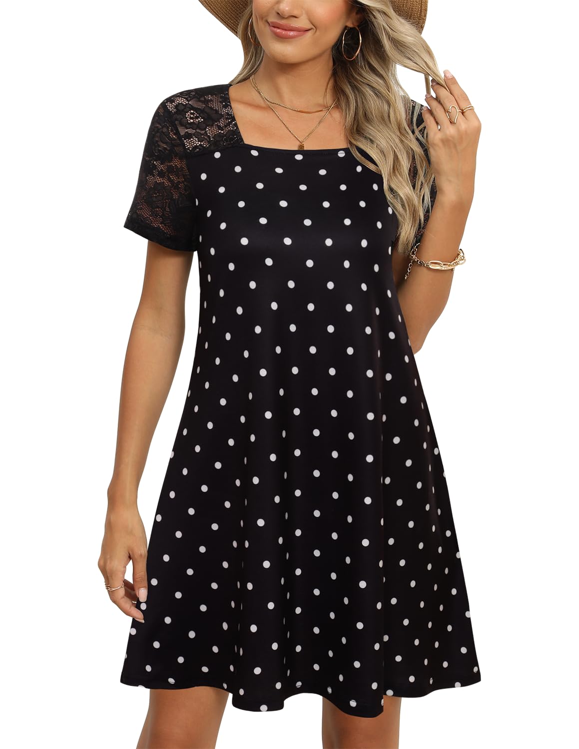 Lace Summer Casual Mini Dress
