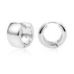 925 Sterling Silver Chunky Hoop Earrings