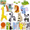 3D Jungle Animal Puzzle Set