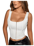 Women’s Corset Crop Tank Top