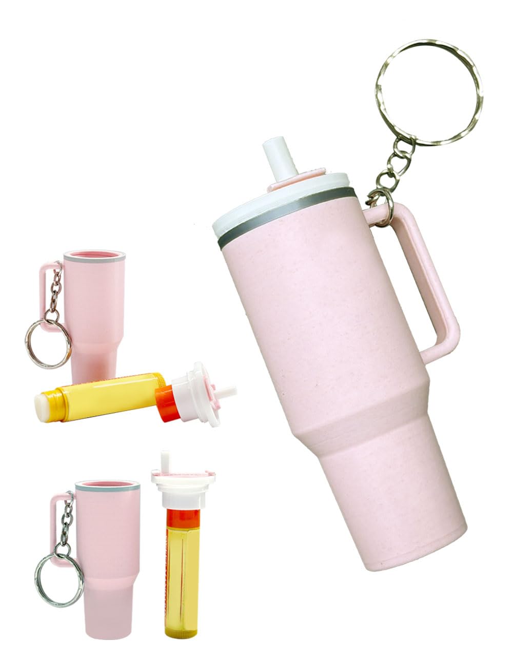 Pink Stanley Cup Keychain