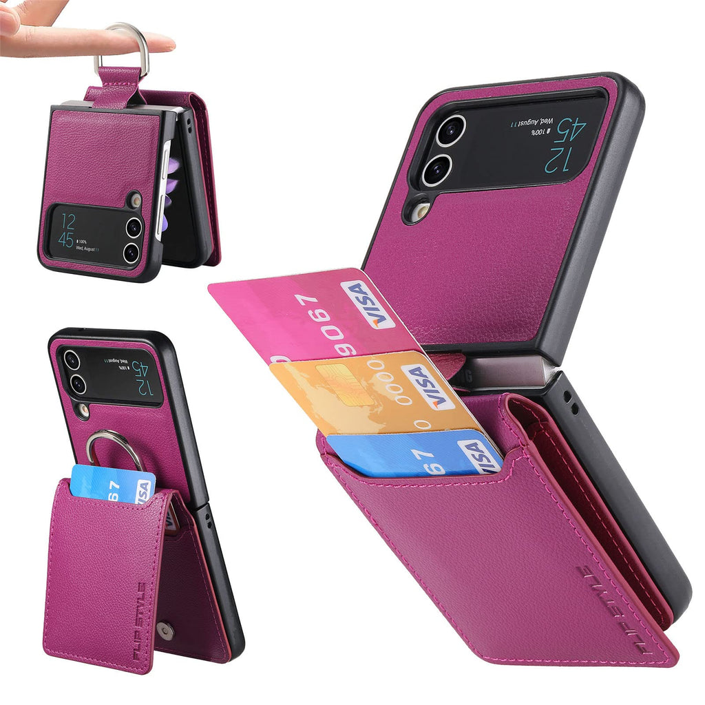 Wallet Ring Stand Flip Case