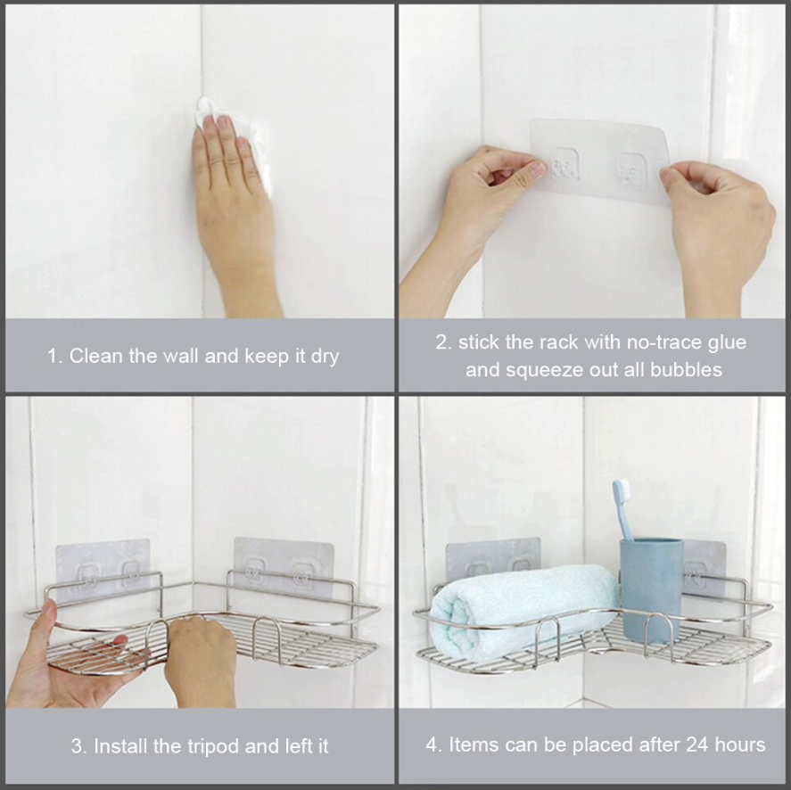 Corner Shower Caddy Shelf