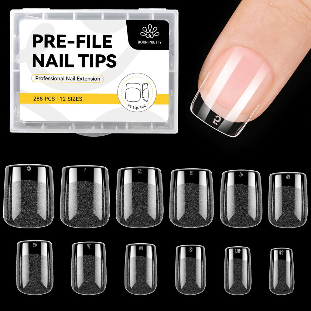 Extra Short Square Nail Tips
