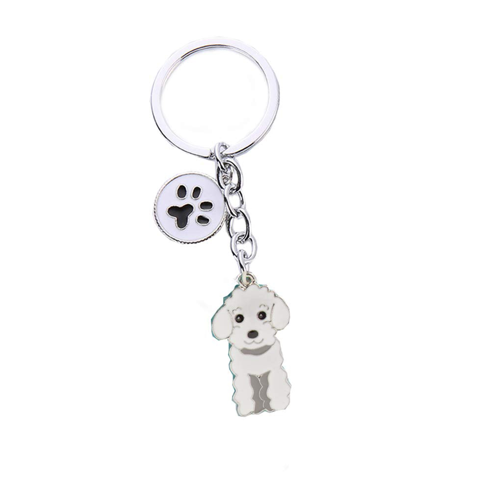 Metal Cute Dog Keychain