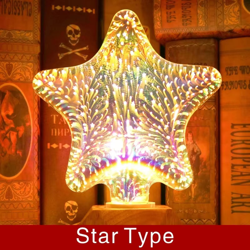 3D Fireworks LED Bulb