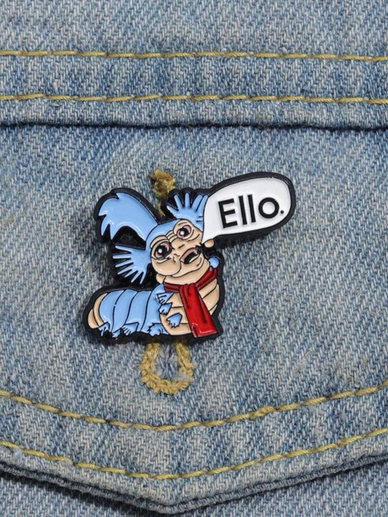 Cartoon Monster Brooch Pin