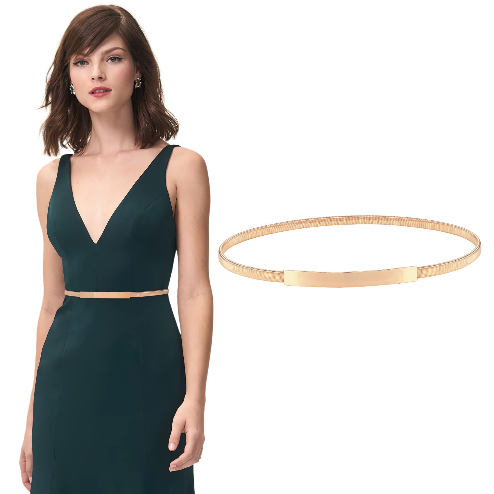 Skinny Metal Chain Waist Belt