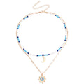 Dainty Initial Beaded Necklace