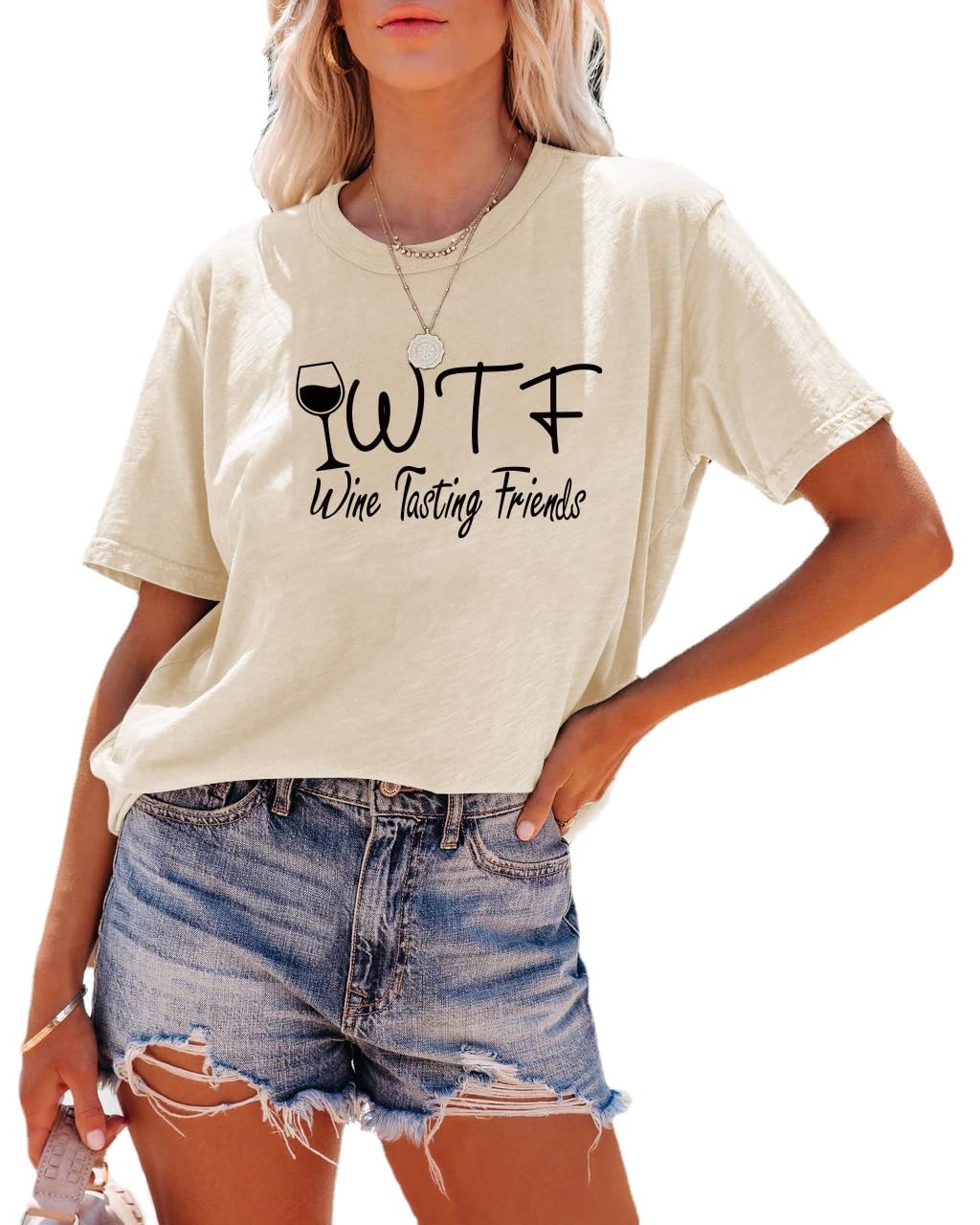 Women’s Funny Wine Tasting Graphic T-Shirt