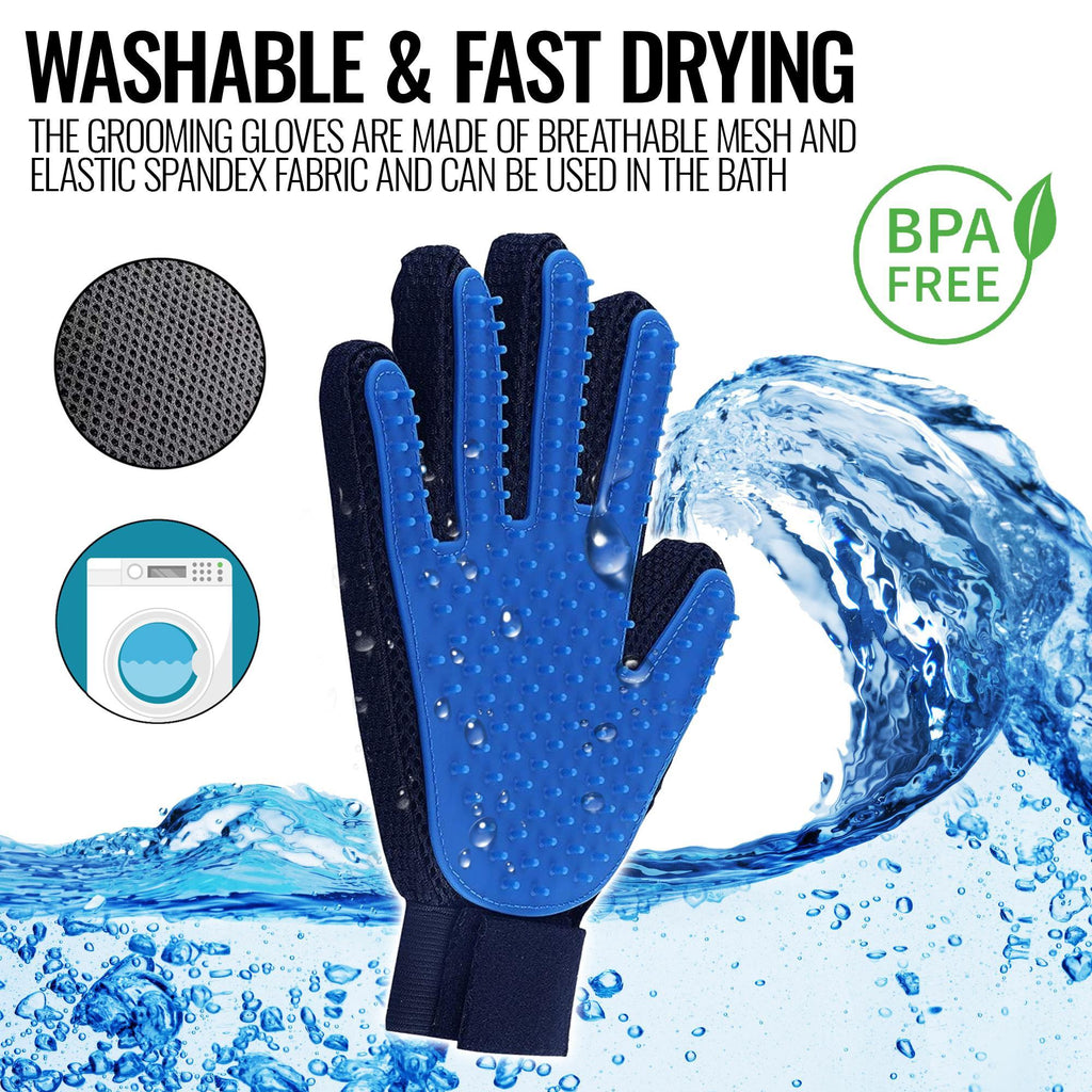 Pet Grooming Glove Brush