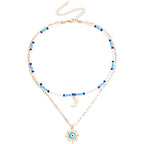 Dainty Initial Beaded Necklace