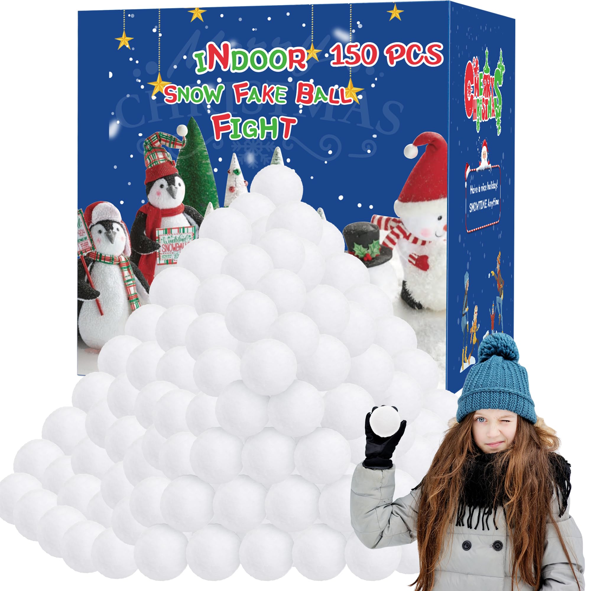Indoor Snowball Toy Set