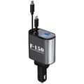 Retractable 4-in-1 Car Charger 60W