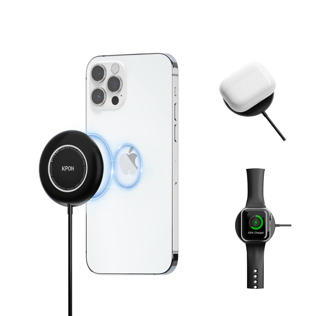 3-in-1 Magnetic Wireless Travel Charger