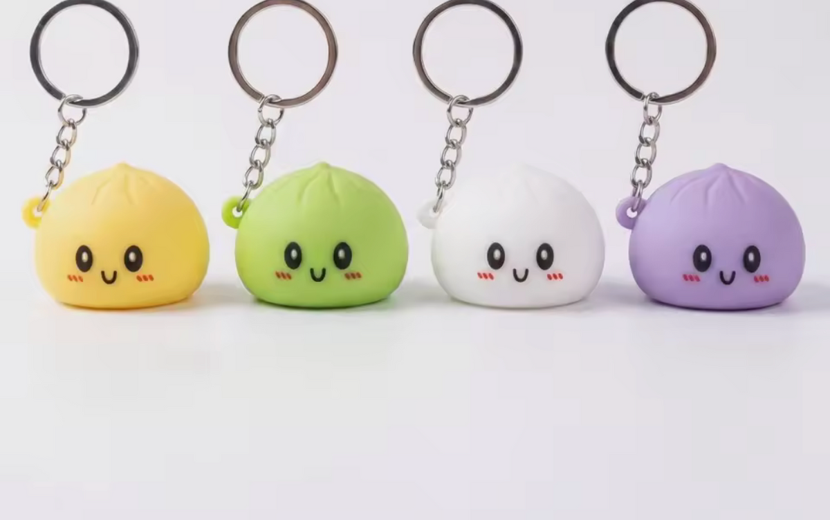 Squishy Dumpling Keychain