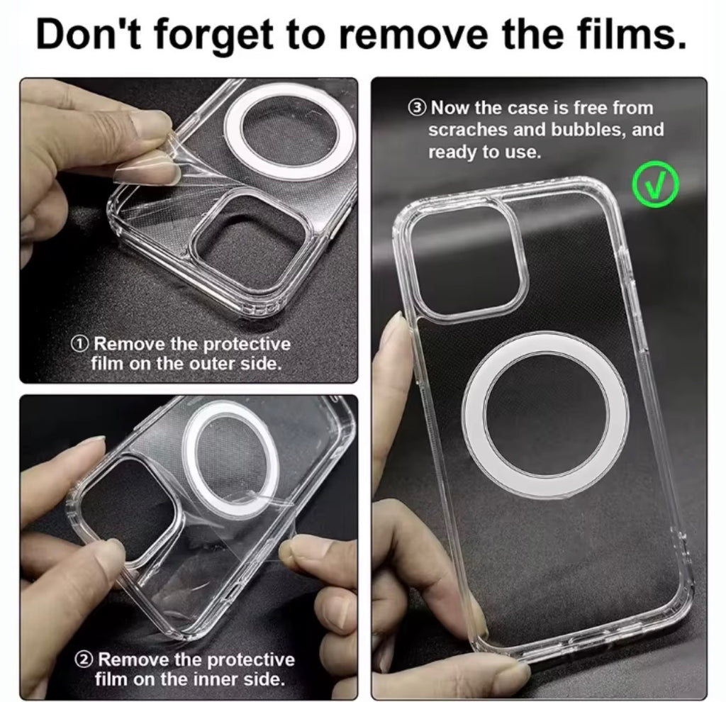 Premium Clear Magnetic Phone Case