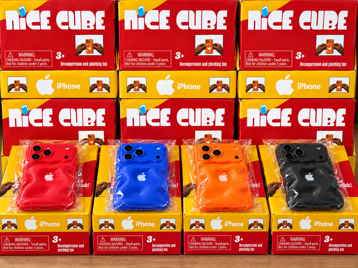 Nice Cube Silicone iPhone Case