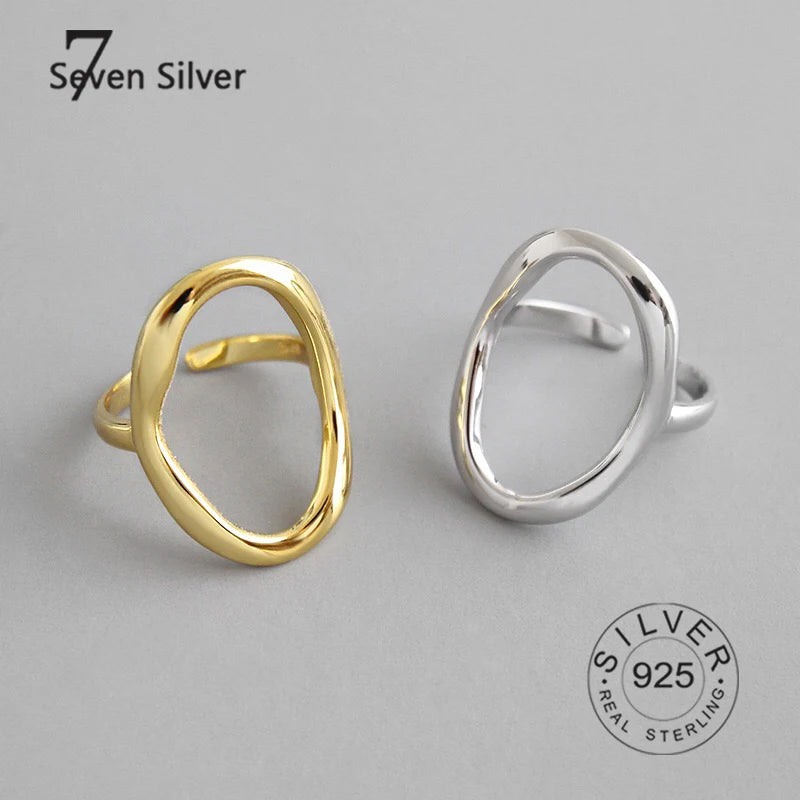 925 Silver Adjustable Ring