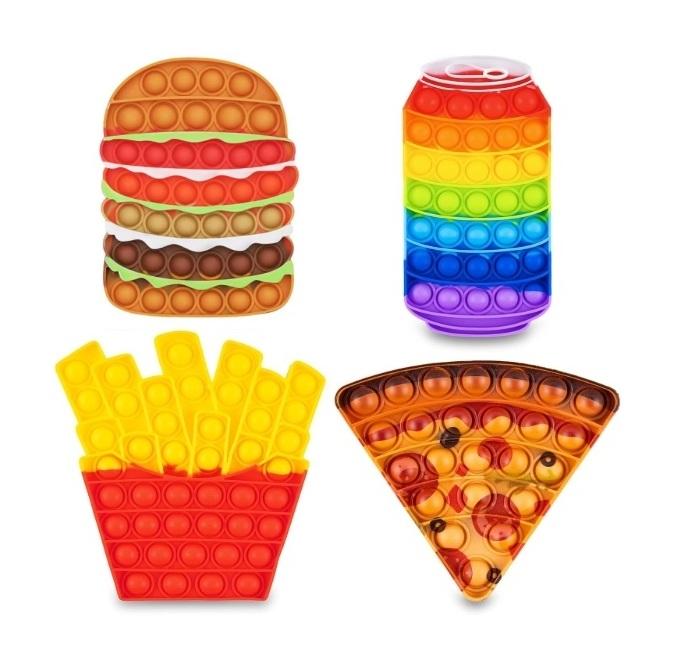 Food Pop Fidget Toy Set (4pcs)