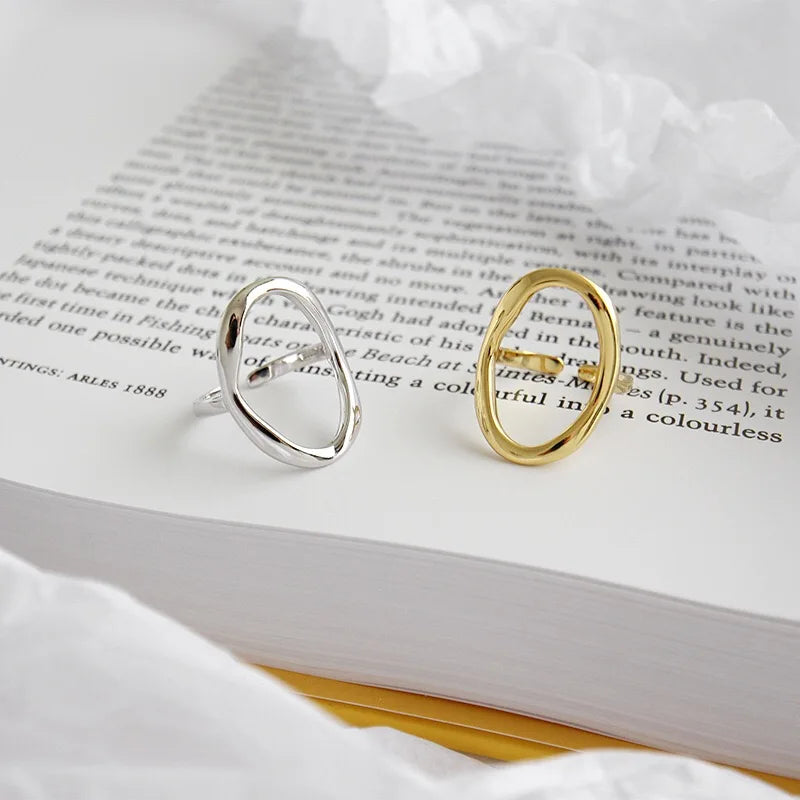 925 Silver Adjustable Ring