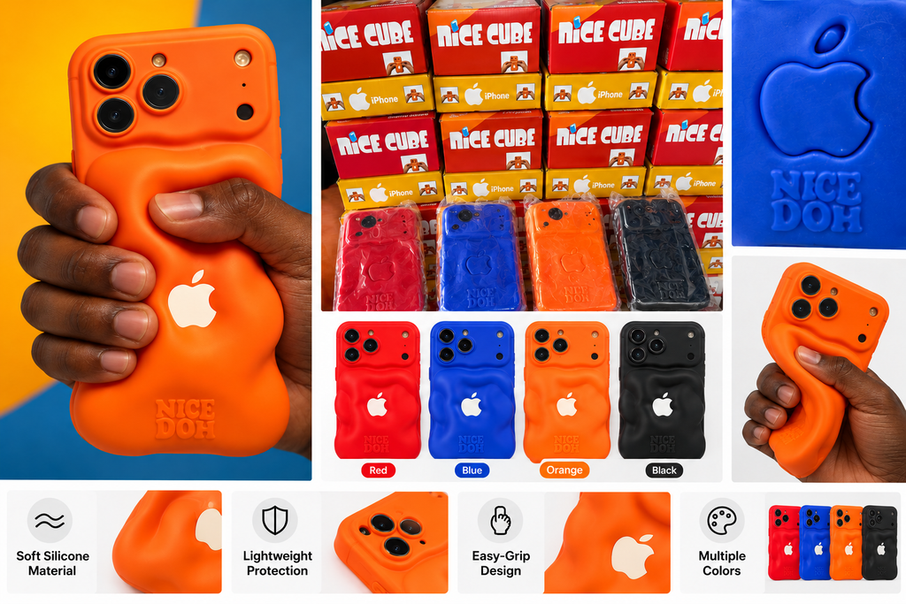 Nice Cube Silicone iPhone Case