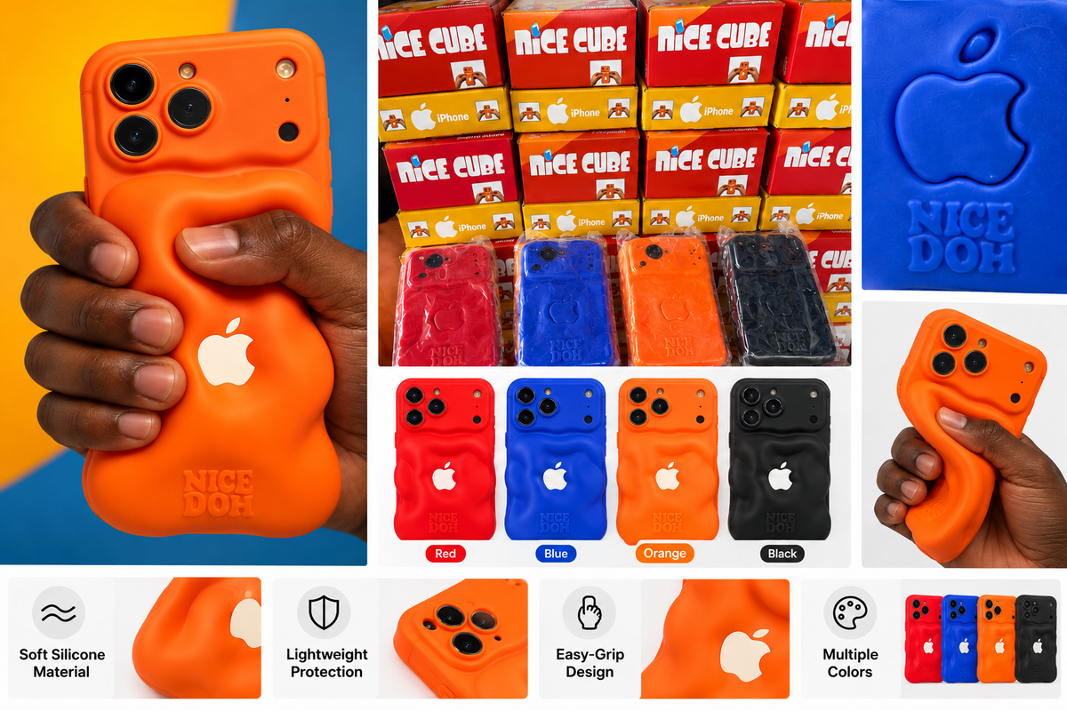 Nice Cube Silicone iPhone Case