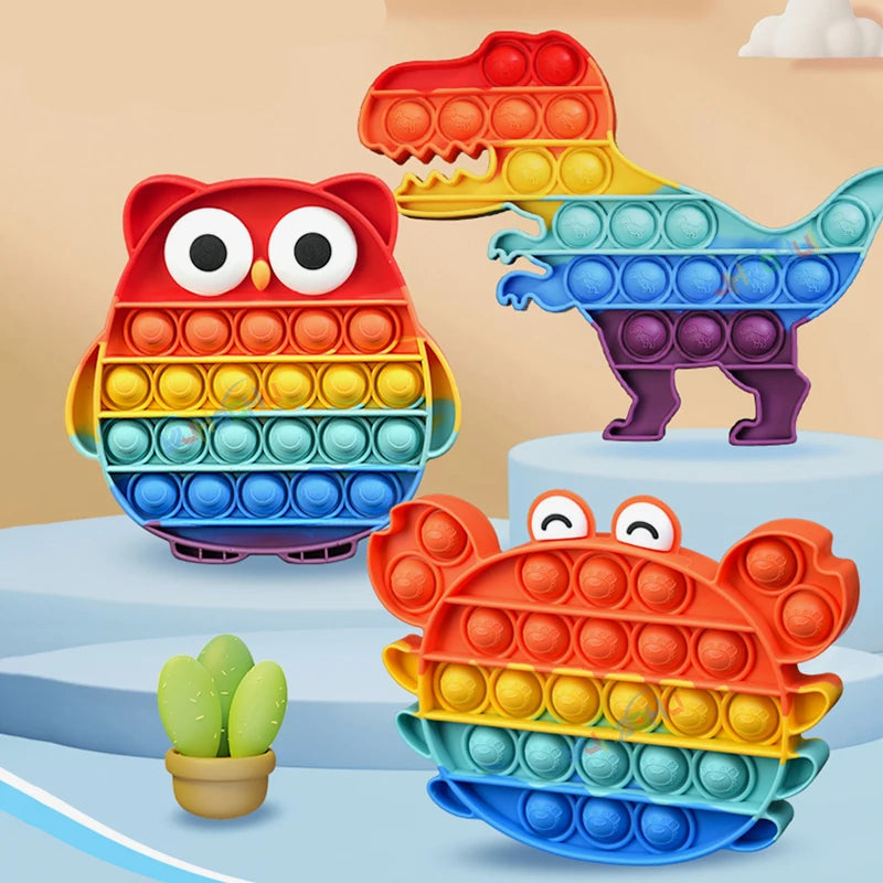 Rainbow Pop Fidget Toy