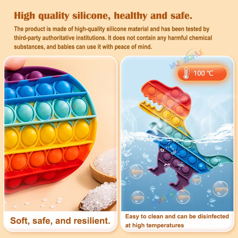 Rainbow Pop Fidget Toy