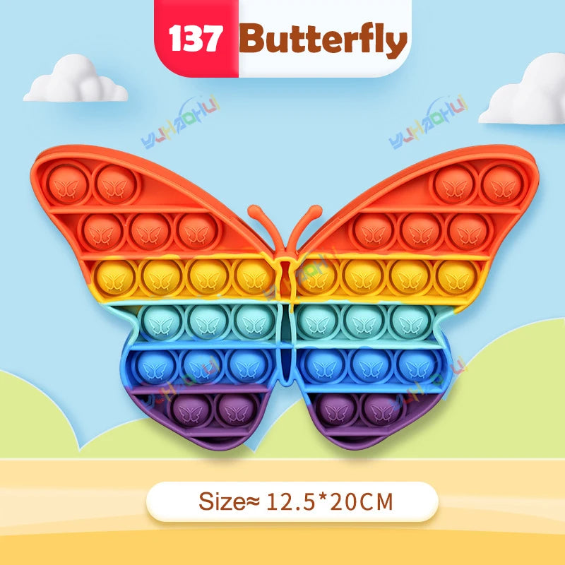 Rainbow Pop Fidget Toy