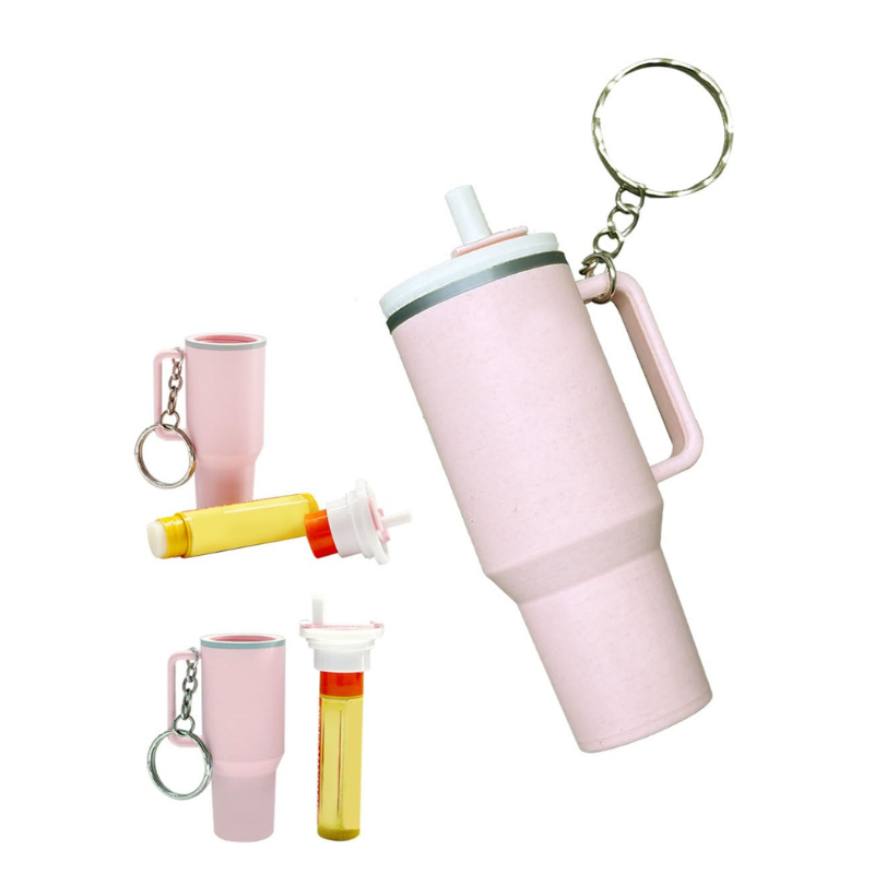 Pink Stanley Cup Keychain