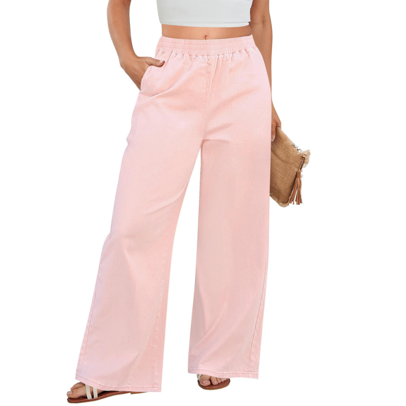 Women’s Chambray Wide Leg Pants