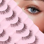 Wispy False Eyelashes Kit
