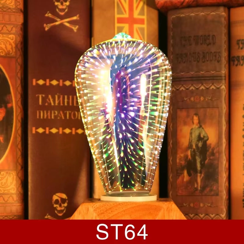 3D Fireworks LED Bulb