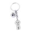 Metal Cute Dog Keychain