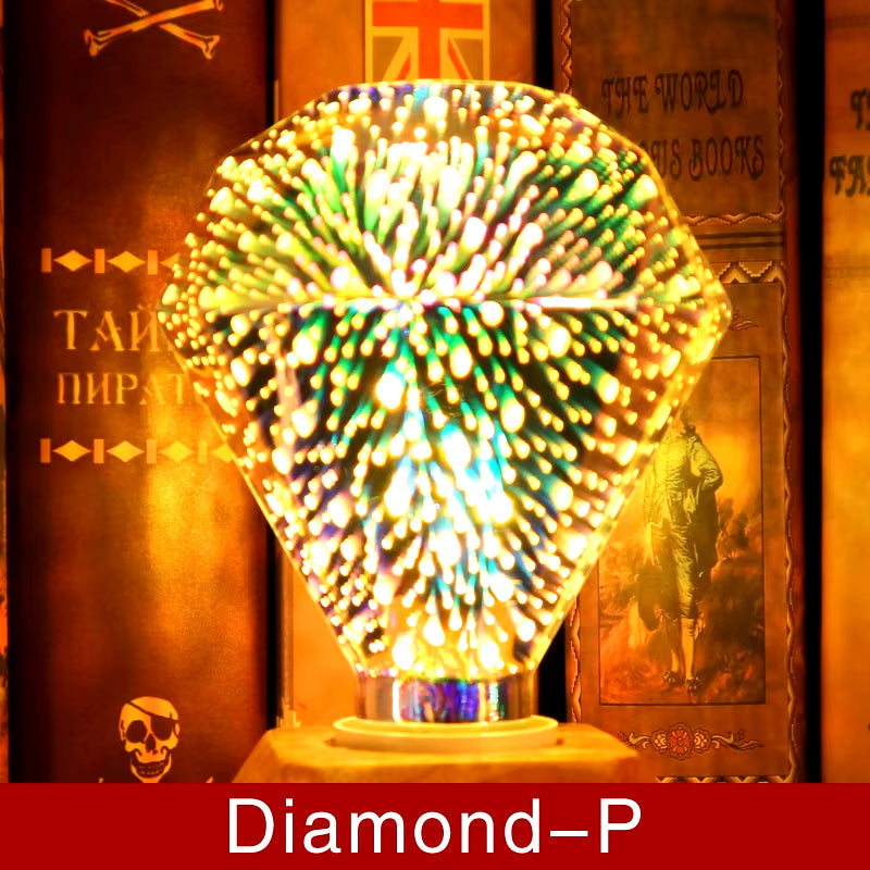 3D Fireworks LED Bulb
